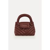 Ted Baker Bordo Diamond Kapitone Küçük Askılı Çapraz Çanta