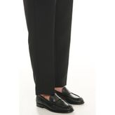 Ted Baker Siyah Büzgü Burun Logolu Deri Loafer