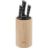 Tefal Ice Force Ahşap Standlı 3'lü Bıçak Seti