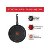 Tefal Titanium Force 3X Tava Siyah 24Cm