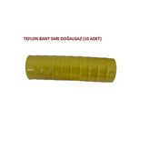 Teflon Bant Sarı Doğalgaz (10 Adet)