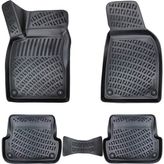 Tegin Audi A4 B6 2001-2006 3D Siyah Havuzlu Paspas