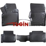 Tegin Audi Q7 2016 3D Siyah Havuzlu Paspas