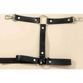 Tek Bacak Deri Jartiyer Harness