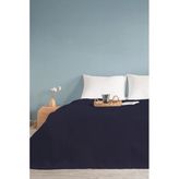 Tek Kişilik Lacivert Dama Desenli Pike. Damalı Otel Pikesi 160x230