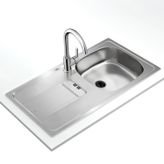Teka Gravity 45 Sol Damlalık Paslanmaz Çelik Eviye