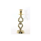 Tekli Pirinç Şamdan - 18cm