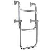 TEKNE MERDİVENİ KATLANIR 2+1 KROM 65cm