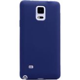 Tekno Grup Samsung Galaxy Note 4 Mat Premium Lacivert Silikon Kılıf