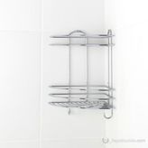 Tekno-Tel BK022H İki Katlı Köşe Rafı