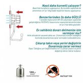 Tekno-Tel DM271 Vakumlu Tuvalet Kağıtlığı