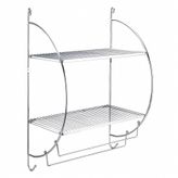 Tekno-Tel MG501 Otel Tipi 2 Katlı Havlu Rafı