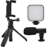 Teknodayım Vlog Kiti Tripod Mini Mikrofonlu