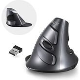 Teknofaji Ergonomik Dikey Optik Mouse Kablosuz 6 Tuşlu Dpı Ayarlı Şarjlı Bilek Destekli - Siyah