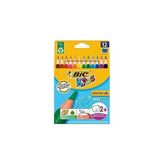 TeknoKapsül Bic Evolution Jumbo Üçgen Boya Kalemi 12`li