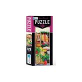 TeknoKapsül Blue Focus Green Bicycle 128 Parça Puzzle