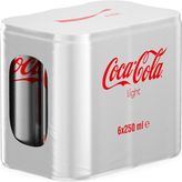 TeknoKapsül Coca-Cola Light Kutu 6X250 ml
