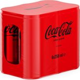 TeknoKapsül Coca-Cola Zero Sugar Kutu 6X250 ml