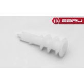 TeknoKapsül Ebru Vidalı Plastik Turbolet Dübeli - 50 Adet