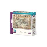 TeknoKapsül Eski Dünya Haritası 1000 Parça Puzzle