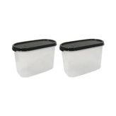 TeknoKapsül Tupperware Oval 2 2'li Set (1,1 L)