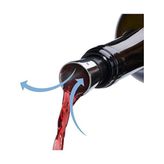 TeknoKapsül Vino Çelik Şarap Dekanteri & Tıpası
