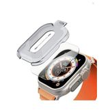 teknosepetim Aparatlı Apple Watch Ultra 49 MM Cam Ekran Koruyucu Otomatik Kolay Uygulama Aparatlı Hizalamalı Tam Kaplayan 49MM EKRAN KORUYUCU Apple WATCH ULTRA 2