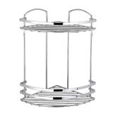 Teknotel LM008 2 Katlı Lamalı Banyo Köşe Rafı