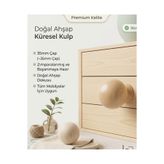 Teksen Ahşap mobilya kulp (15 adet)