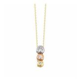 Tektaş Altın Kolye Tria 14K Gold