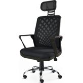Telafer Fileli Yönetici Ofis Sandalyesi, Siyah