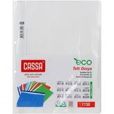Telli Dosya Plastik Eco A4 Gri 7730 50'Li