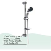 Tema 51060 Classic - Paslanmaz Sürgülü Duş Seti