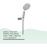 Tema 52020 Slim - Ultra İnce Askılı Duş Seti