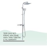 Tema 53136 Krom Hill Tetra Tepe Duş Seti