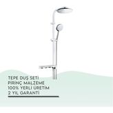 Tema 53137 Krom Hill Tetra Tepe Duş Seti