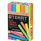 Temat 40215 Renkli 10'lu Tebeşir