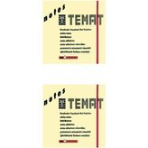 Temat Postit Pastel Sarı 75 x 75 mm 2'li