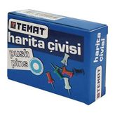 Temat Renkli Harita Çivisi