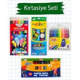 Temel 4 Adet Öğrenci Boyama Seti