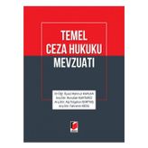 Temel Ceza Hukuku Mevzuatı
