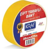 TemmuzX Çift Taraflı Bant, 38MM x 25M, Sarı