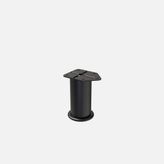 Tempo R51 10 cm Tek Siyah Mobilya Ayağı