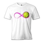 Tenis - Love Beyaz Erkek Tshirt