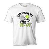 Tenis - Net Beyaz Erkek Tshirt