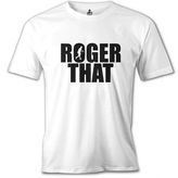 Tenis - Roger That Beyaz Erkek Tshirt