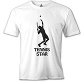 Tenis Star Beyaz Erkek Tshirt