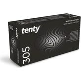 Tenty 305 Pudrasız Nitril Eldiven - Siyah - M