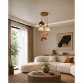 Tepe Avize Mini Stone 5' Li Avize - Eskitme