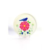Tepsi Beyaz Kuşlu (26 Cm)